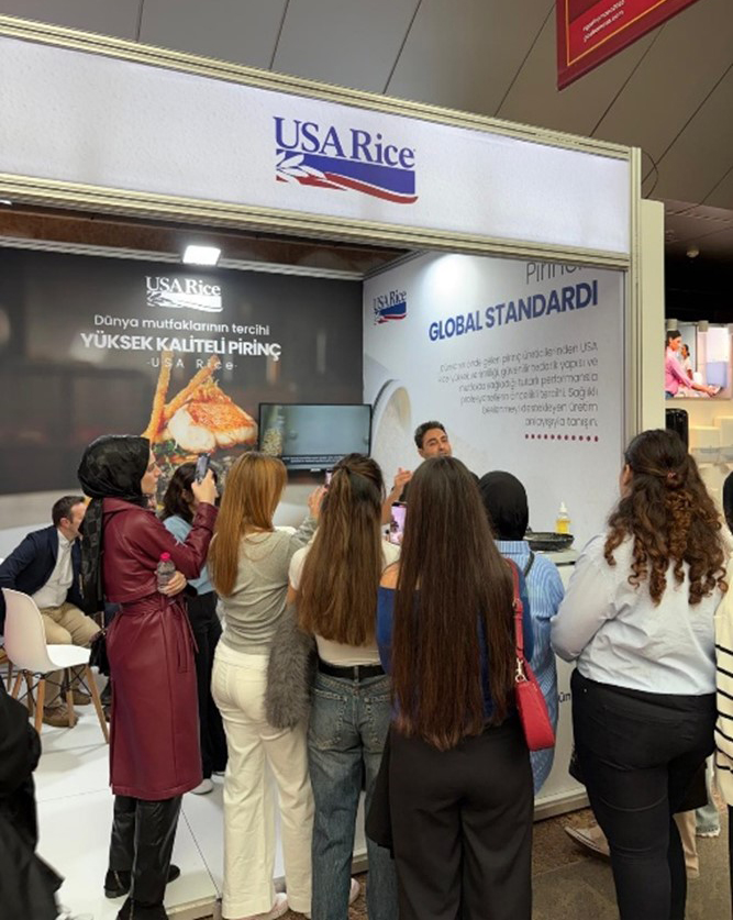 美国稻米协会参加土耳其美食展会